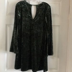 ANA Olive Bell Sleeve Dress